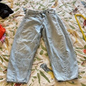 H&M Blue Balloon Leg Jeans